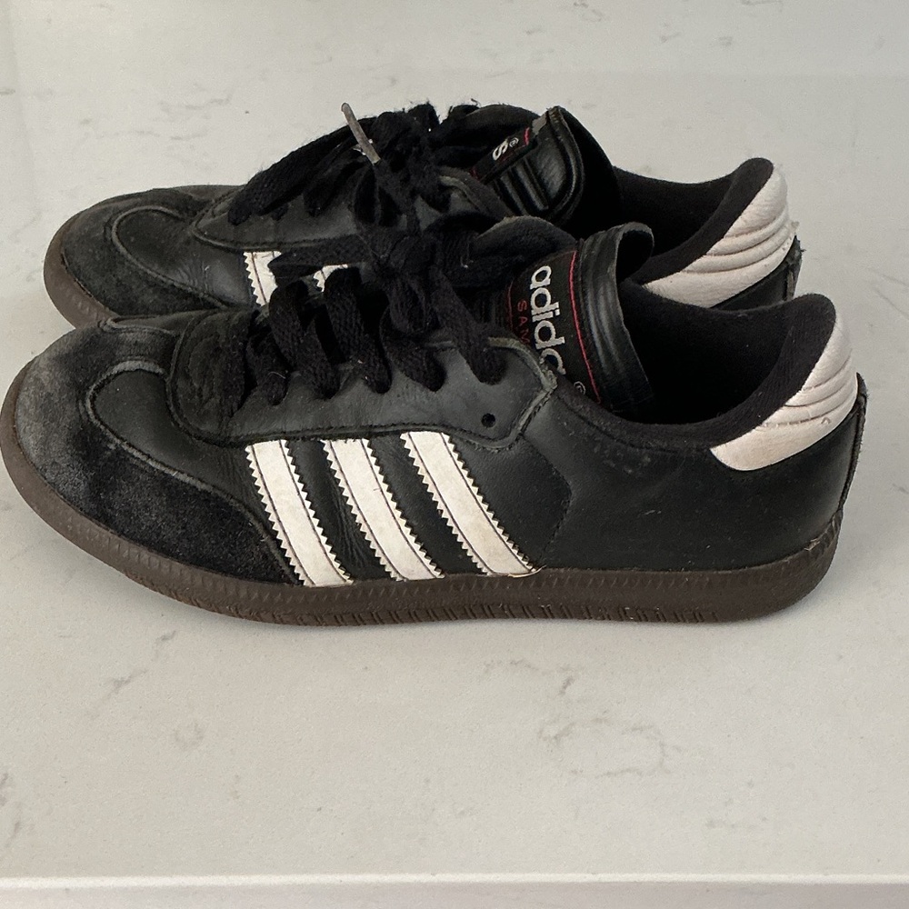 Adidas Black and White Kids Sneakers